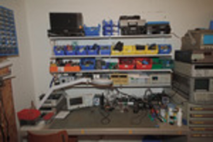 Foto des Elektoarbeitsplatz in der Werkstatt